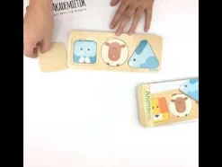 Lag Puslespil - Animabasic, Geometridyr