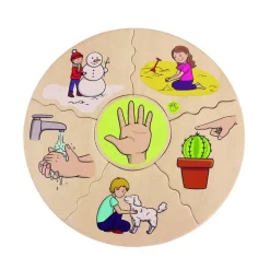 Lag Puslespil - De Fem Sanser