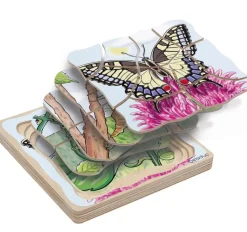 Lag Puslespil - Sommerfuglens Livscyklus