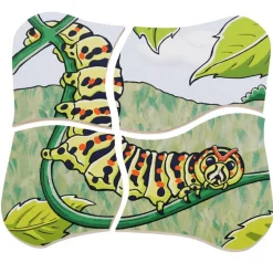 Lag Puslespil - Sommerfuglens Livscyklus