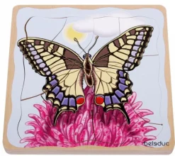 Lag Puslespil - Sommerfuglens Livscyklus