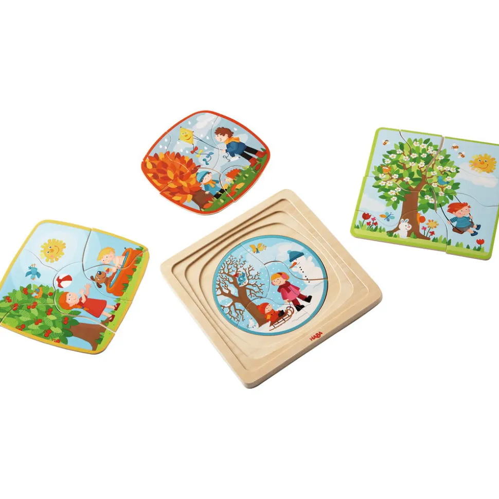 Lag Puslespil Trae - Arstiderne