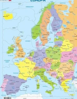 Larsen Puslespil - Europakort
