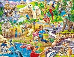 Larsen Puslespil - Zoo, 48 Brikker