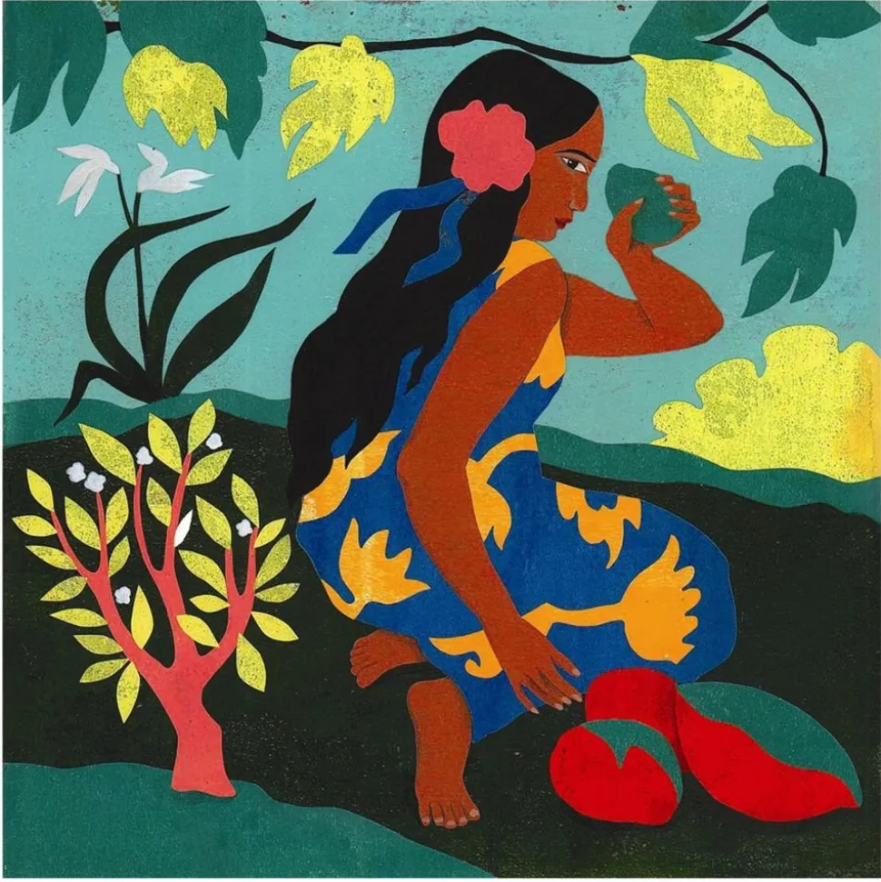 Lav Kunst Som Paul Gaugain (Vandfarve)