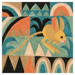 Lav Kunst Som Paul Klee (Akvarel)