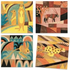 Lav Kunst Som Paul Klee (Akvarel)