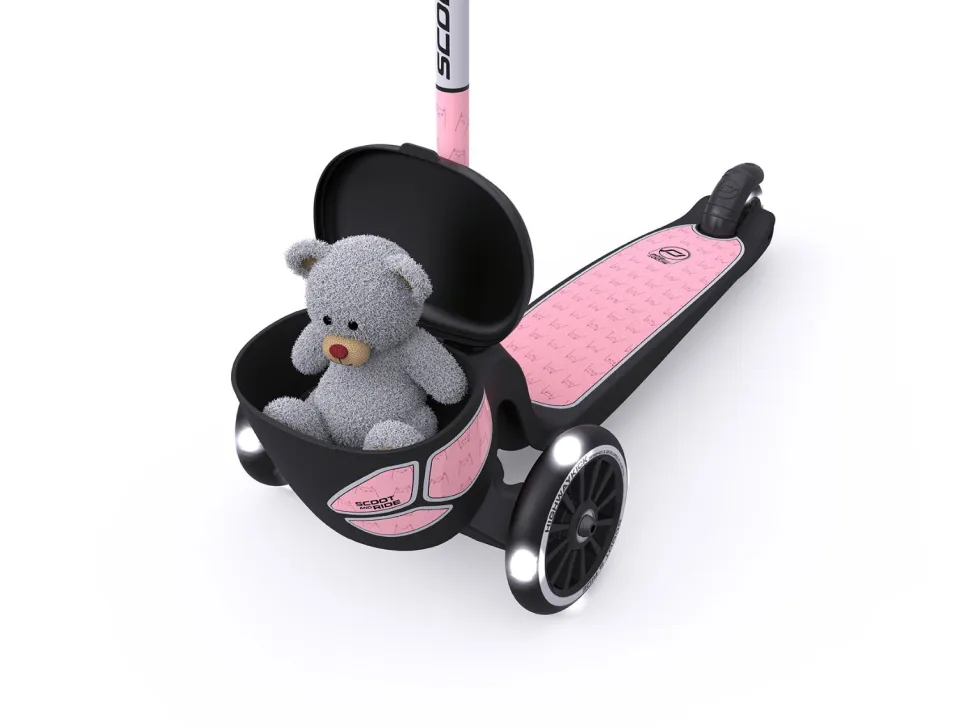 Løbehjul - Highwaykick 2 Lifestyle M. Led, Rose