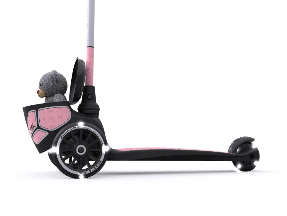 Løbehjul - Highwaykick 2 Lifestyle M. Led, Rose