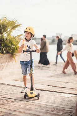 Løbehjul - Highwaykick 3 M. Led, Lemon