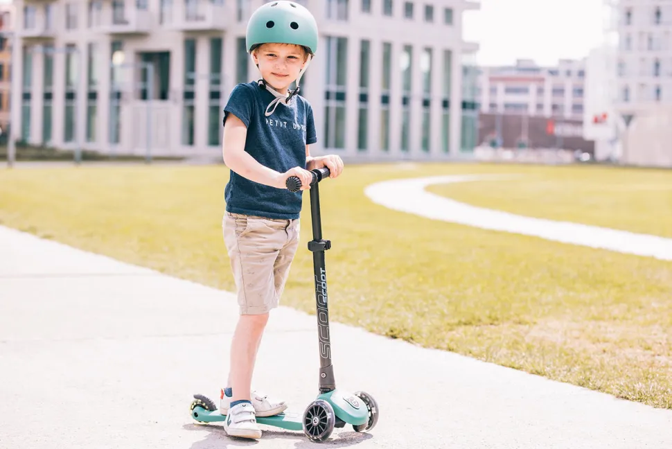 Løbehjul - Highwaykick 3 M. Led, Forest