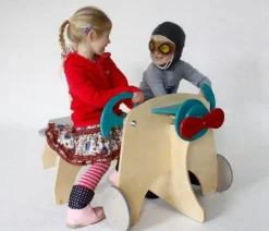 Legehjorne - Flyvemaskine