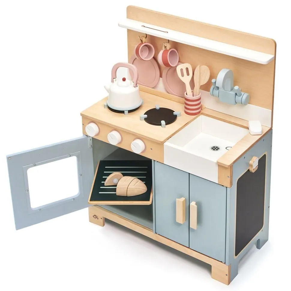 Legekøkken I Trae, 16 Dele