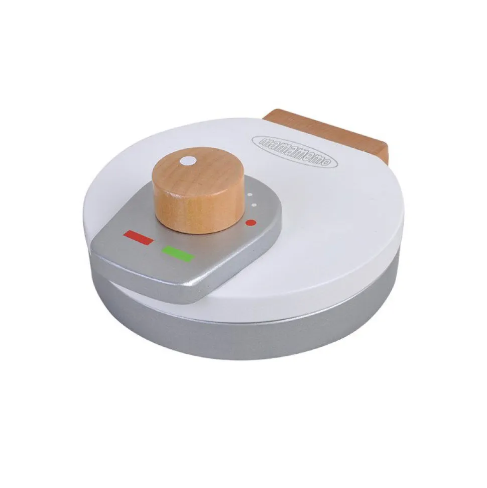 Legekøkken Tilbehør - Vaffeljern I Trae, Hvid