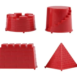 Legesand Sandforme - Ridderborg, 4 Stk