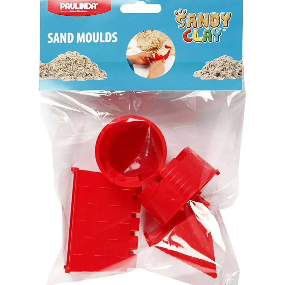 Legesand Sandforme - Ridderborg, 4 Stk