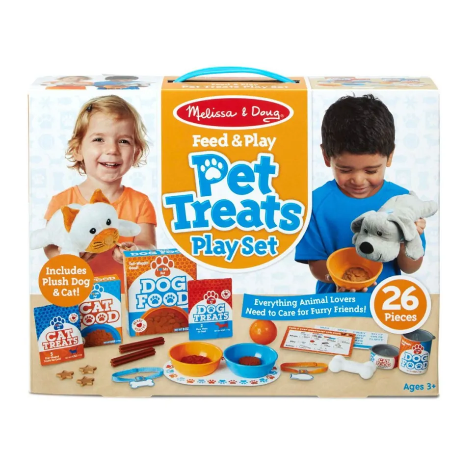 Legesæt - Kaeledyr Inkl. Foder, 26 Dele