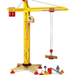 Legetøjskran I Trae