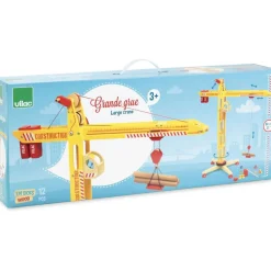 Legetøjskran I Trae
