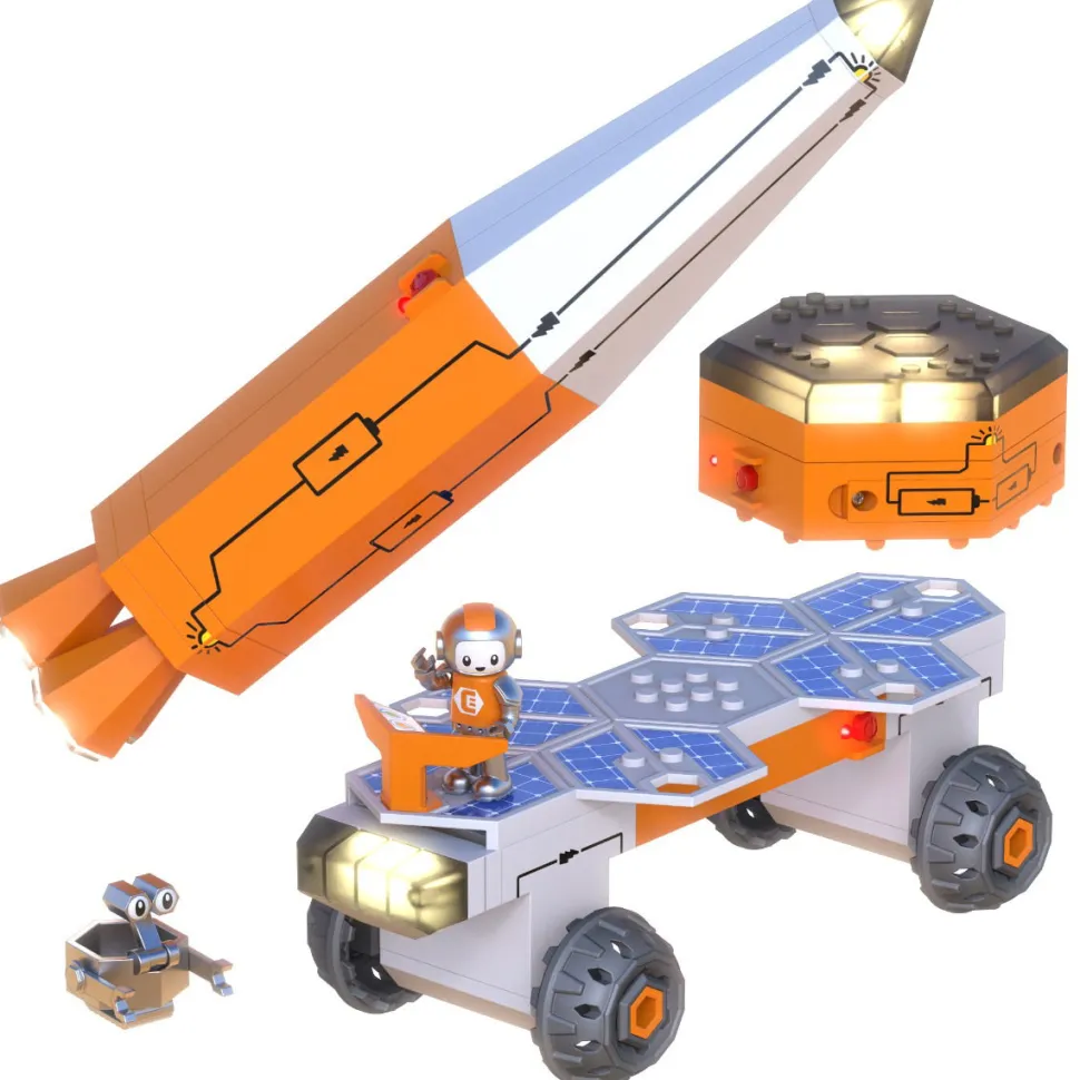 Lær Med Stem - Raket Mission (Lys)