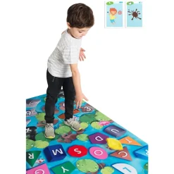Læringstaeppe - Form, Farve, Tal + Bogstaver