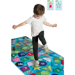 Læringstaeppe - Form, Farve, Tal + Bogstaver