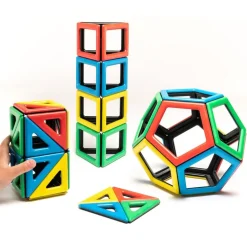 Mag Polydron | Saet M. Ekstra Figurer | 48 Dele