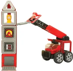 Magformers 50 Stk - Brandstation Og Koretojer