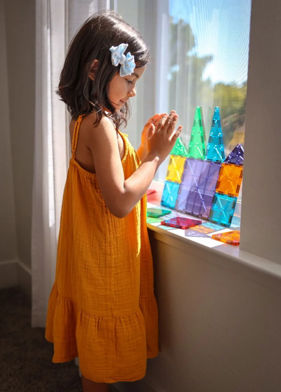 Magna-Tiles | Transparent 32 Stk.