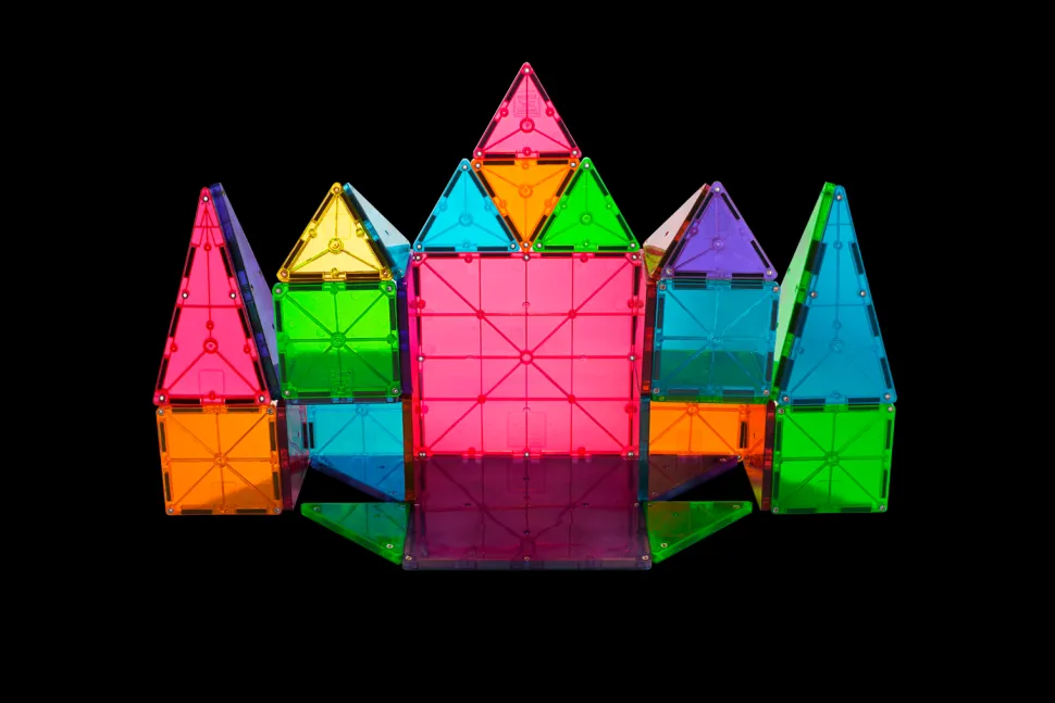 Magna-Tiles | Transparent 32 Stk.