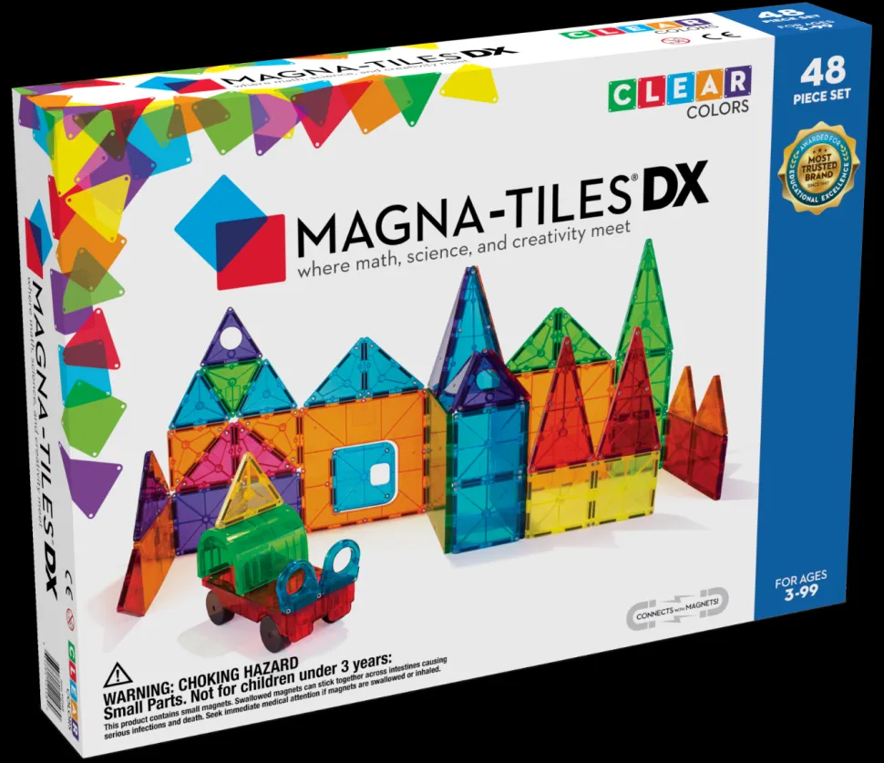 Magna-Tiles | Transparent 48 Stk.