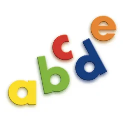 Magnetbogstaver - Sma, 48 Stk