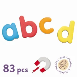 Magneter - Sma Bogstaver, 83 Stk