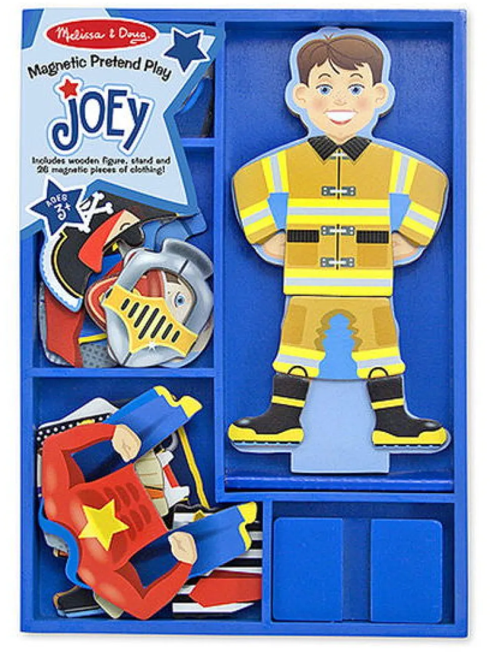 Magnetisk Paklaedningsdukke, Joey