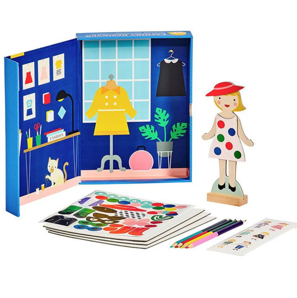 Magnetisk Paklaedningsdukke, Stylist