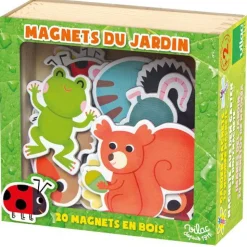 Magnetsaet I Trae - Med Motiver