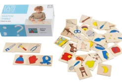 Match Tre Billedkort - Styrk Ordforradet