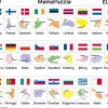 Memo Puslespil - Lande Og Flag