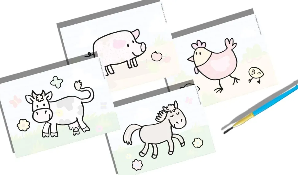 My First - Mal Med Vand, Bondegardsdyr