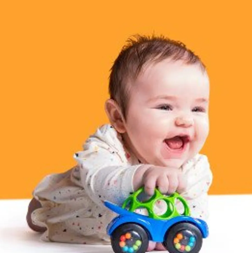 Oball - Rattle & Roll Buggie-Bil, Bla