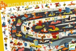 Observationspuslespil M. 54 Brikker - Racerlob