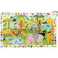 Observationspuslespil M. 35 Brikker - Jungle