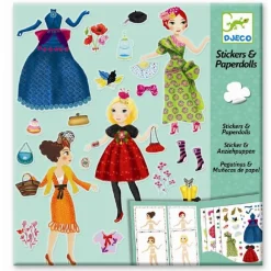 Paklaedningsdukker M. Stickers - Modetoj