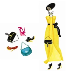 Paklaedningsdukker M. Stickers - Modetoj