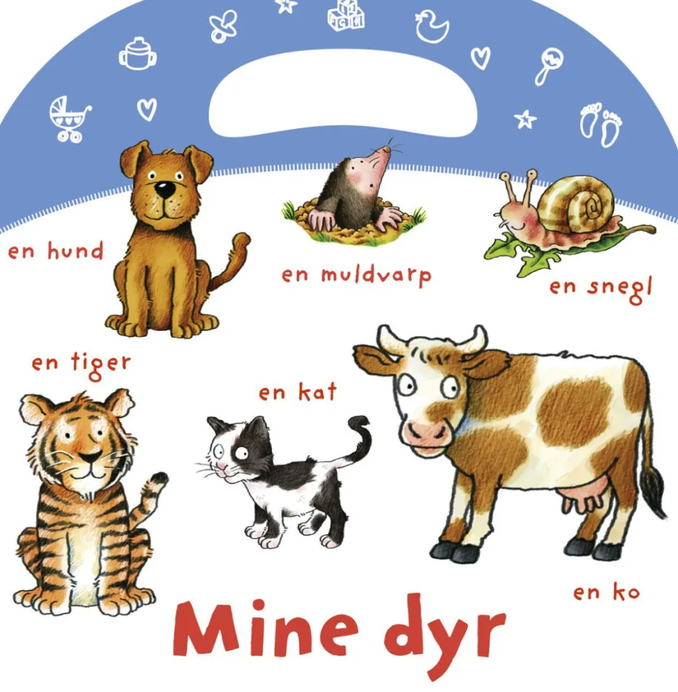 Papbog Med Handtag: Mine Dyr
