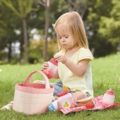 Picnickurv I Stof, 14 Dele