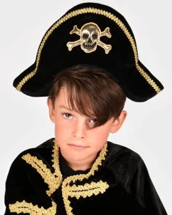 Piratkappe- Og Hat, Str. 3-8 Ar