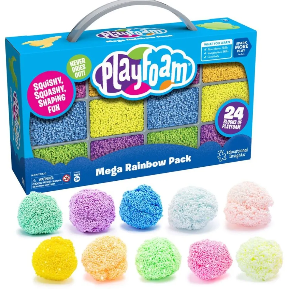 Playfoam 24-Pak Inkl. Glitter + Glow In The Dark