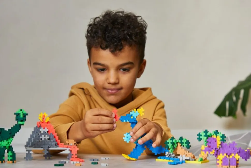 Plus-Plus - Lær At Bygge Dinosaurer, 600 Stk