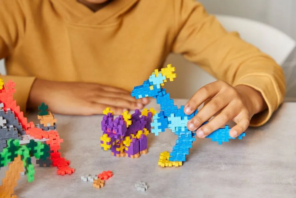 Plus-Plus - Lær At Bygge Dinosaurer, 600 Stk